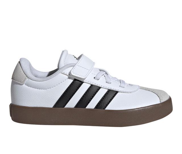 Kids' Adidas Little Kid & Big Kid VL Court 3.0 Sneakers in White color