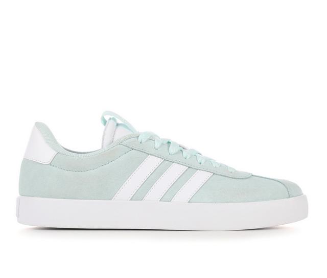 Women's Adidas VL Court 3.0 Sneakers in Halo Mint/White color