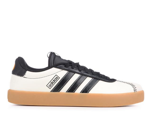 Women's Adidas VL Court 3.0 Sneakers in Wht/Blk/Gm DDLM color