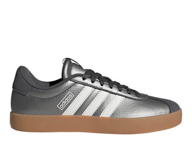Women's Adidas VL Court 3.0 Sneakers in Medium Grey color