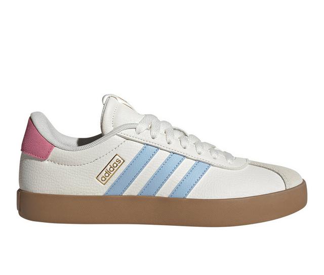 Women's Adidas VL Court 3.0 Sneakers in White/Multi color