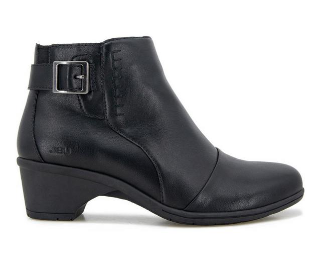 Women's JBU Giselle Heeled Booties in Black color