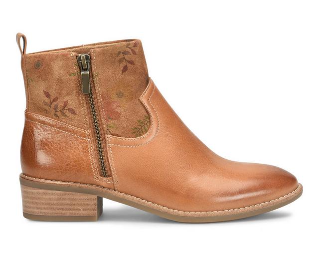 Women's Comfortiva Carter Booties in Honey/Brandy color