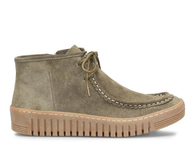 Women's Comfortiva Holland Moc Toe Booties in Olive color