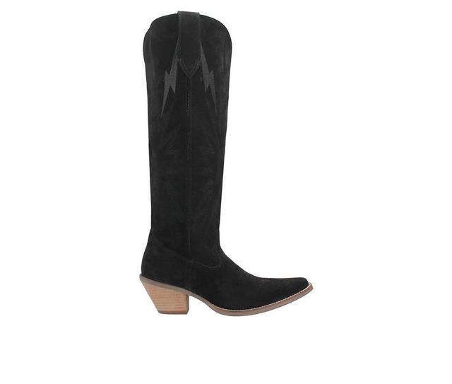 Women's Dingo Boot Thunder Road Western Boots in Black color