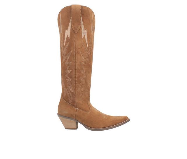 Women's Dingo Boot Thunder Road Western Boots in Camel color