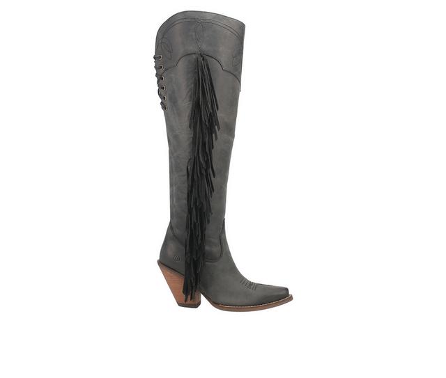 Women's Dingo Boot Sky High Over The Knee Boots in Black color