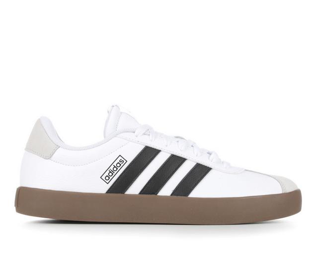Men's Adidas VL Court 3.0 Sneakers in Wht/Blk/Gry color