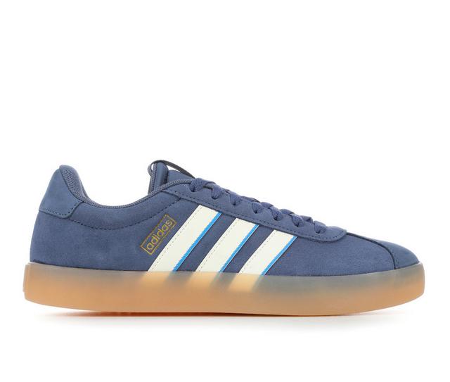 Men's Adidas VL Court 3.0 Sneakers in Blue/Wht/Gum color