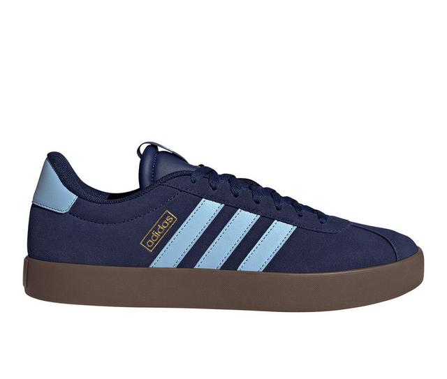 Men's Adidas VL Court 3.0 Sneakers in Blue/Navy/Gum color