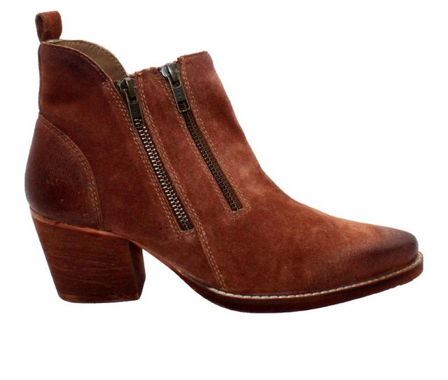 Women's Very Volatile Bandit Heeled Booties in Tan color