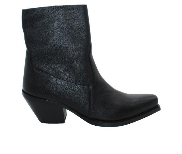 Women's Very Volatile Lariat Heeled Booties in Black color