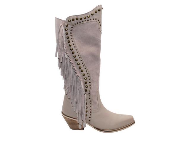 Women's Very Volatile Palomino Knee High Heeled Boots in Nude color