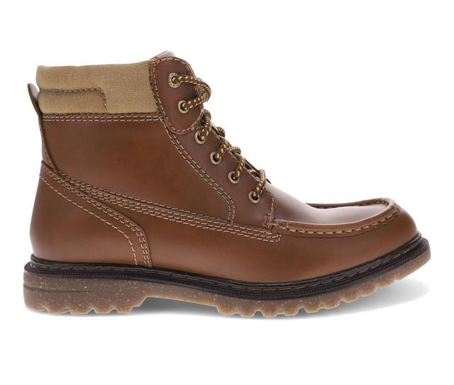 Men's Dockers Rockford Lace Up Boots in Dark Tan color