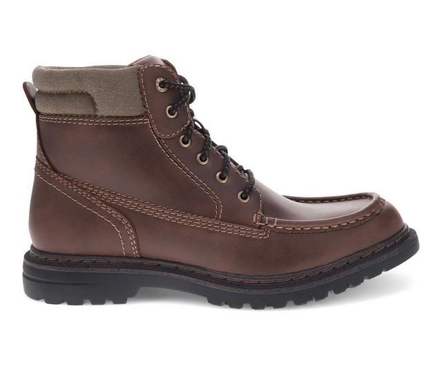 Men's Dockers Rockford Lace Up Boots in Briar color
