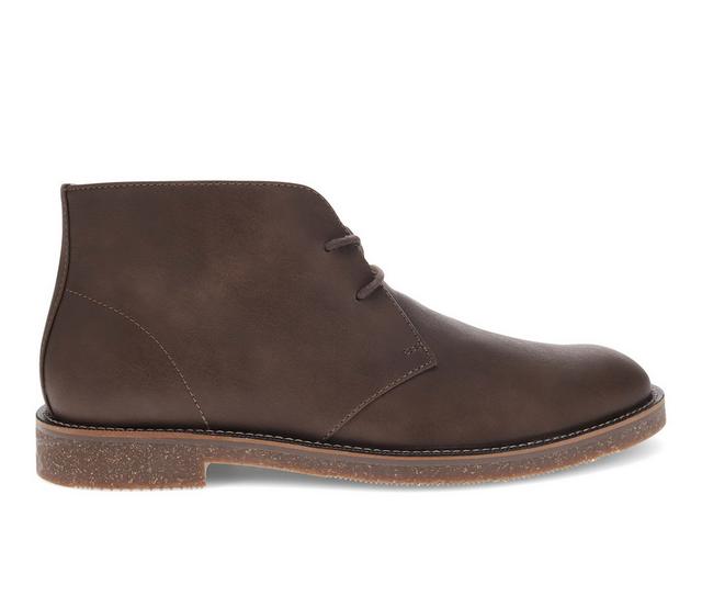 Men's Dockers Norton Chukka Boots in Dark Brown color