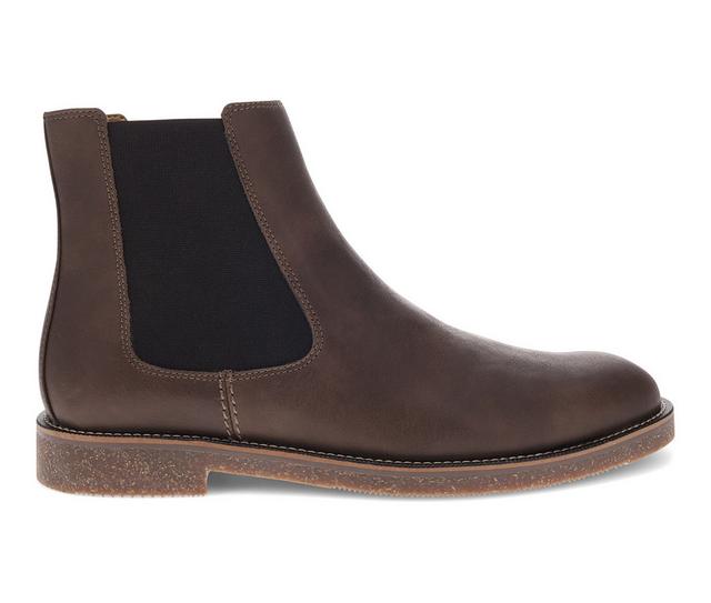Men's Dockers Novi Chelsea Boots in Dark Brown color