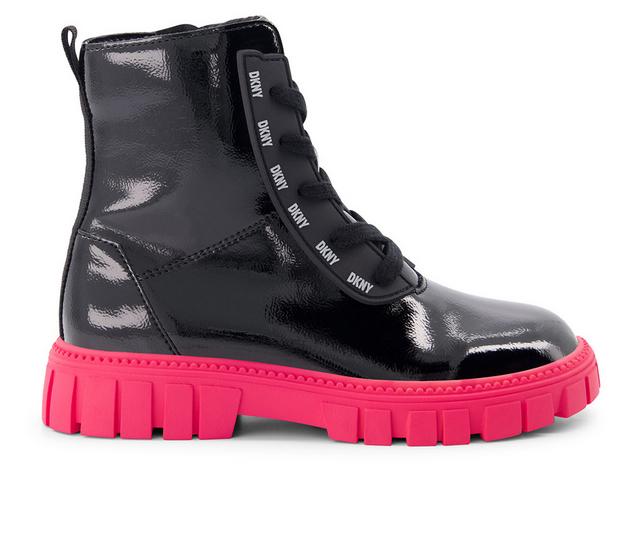 Girls' DKNY Little Kid & Big Kid Carrie Combat Boots in Black color