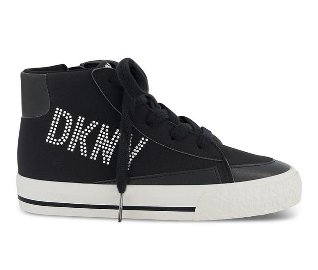 Girls' DKNY Little Kid & Big Kid Hannah Melissa High Top Sneakers in Black color