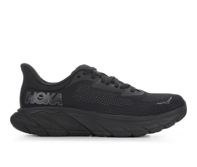 Women's Hoka Arahi 7 Running Shoes in Black color