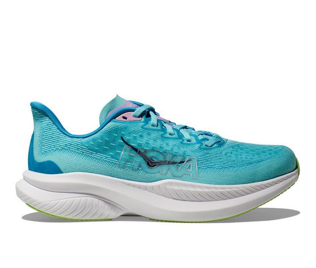 Women's Hoka Mach 6 Running Shoes in Cloud/Water color