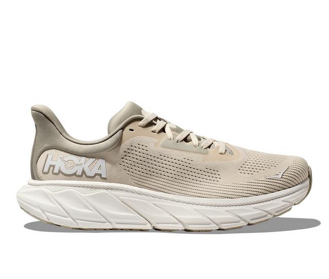 Men's Hoka Arahi 7 Running Shoes in Natural color
