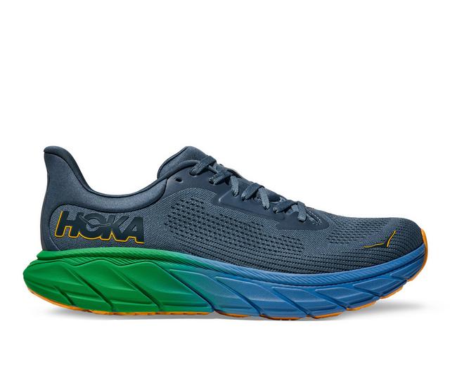 Men's Hoka Arahi 7 Running Shoes in Thunder Cloud color