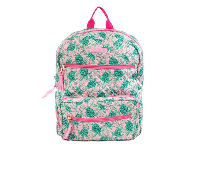 Simply Southern Quilted Backpack in Sea Turtle color