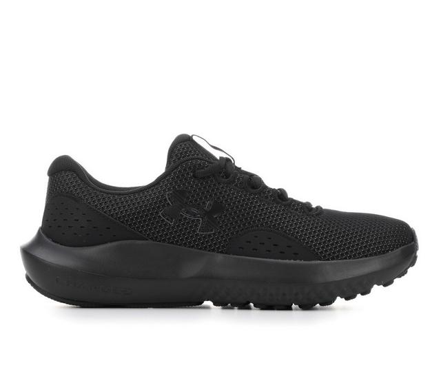 Women's Under Armour Surge 4 Running Shoes in Blk/Blk color