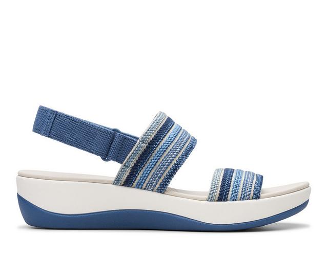 Women's Clarks Arla Stroll Sandals in Blue Combo color