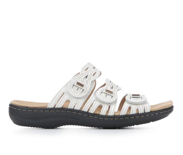 Women's Clarks Laurieann Ruby Sandals in White color