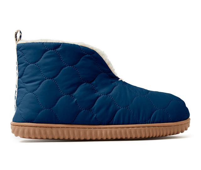 Dearfoams Warm Up Bootie Slippers in Deep Oasis color