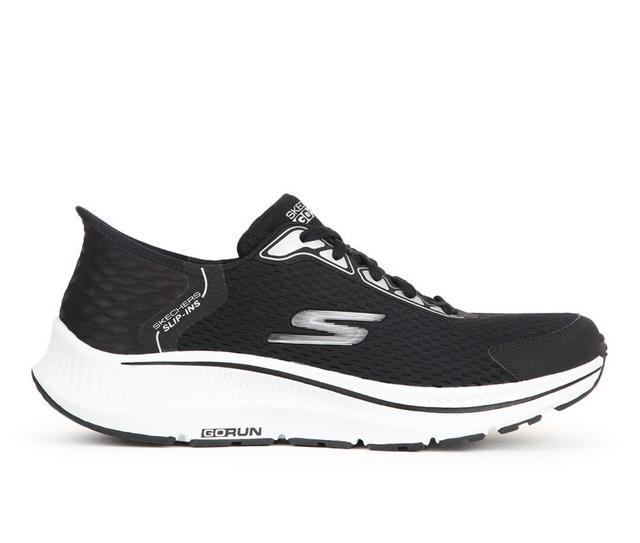 Men's Skechers 220863 Go Run Consistent 2 Slip In Walking Shoes in Black/White color