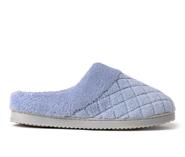 Dearfoams Libby Quilted Terry Clog Slippers in Eventide color