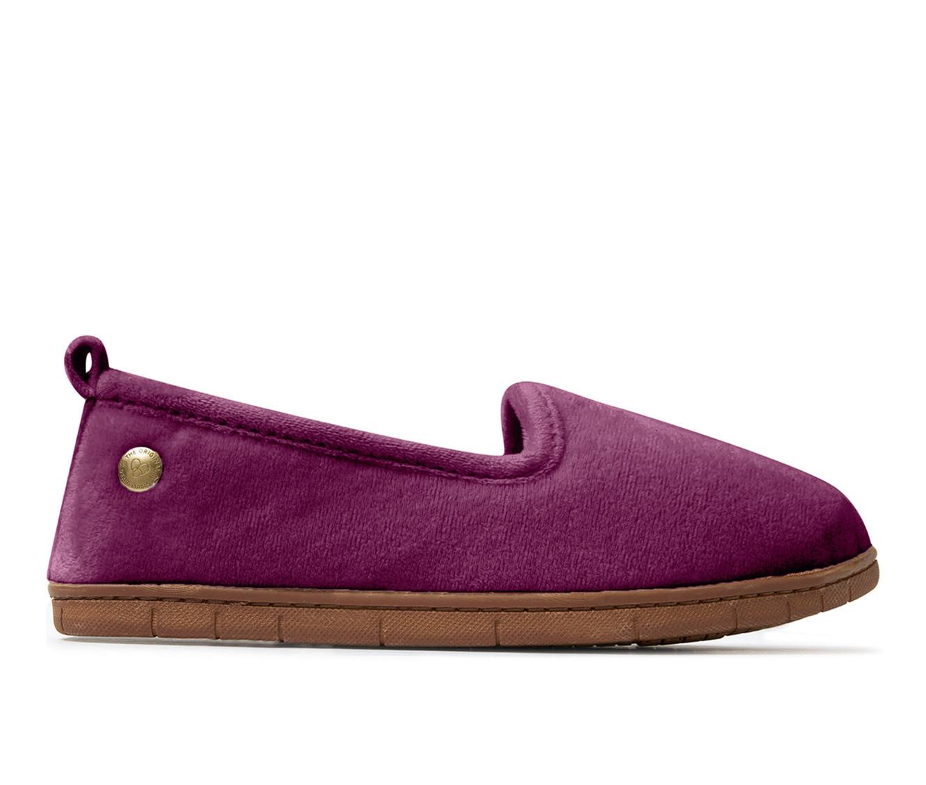 Dearfoams Rachel Velour Closed Back Slippers