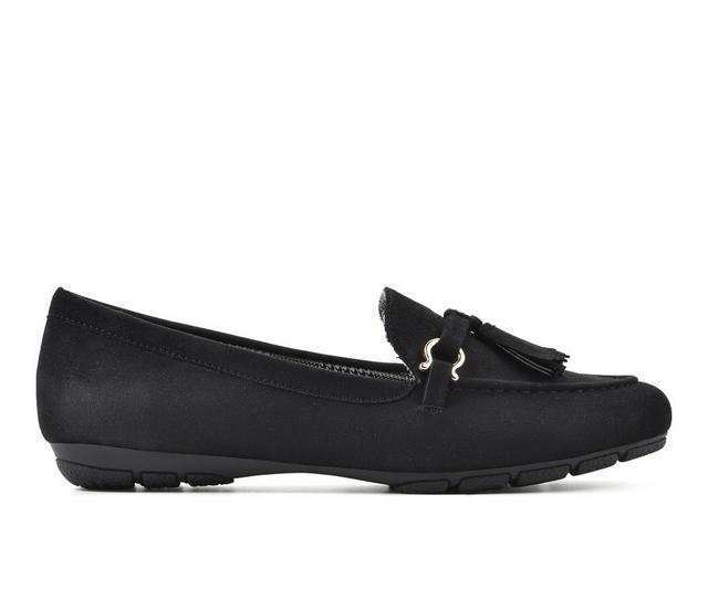 Women's Cliffs by White Mountain Gush Loafers in Black color