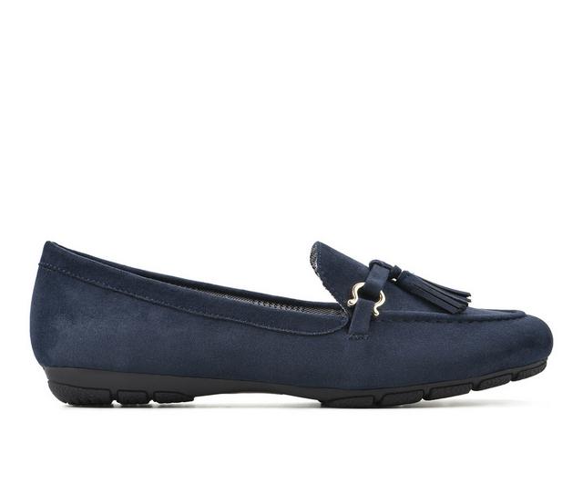 Women's Cliffs by White Mountain Gush Loafers in Navy color