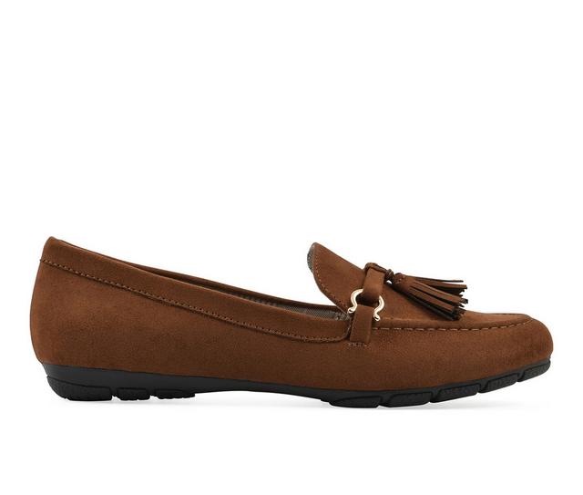 Women's Cliffs by White Mountain Gush Loafers in Whiskey color