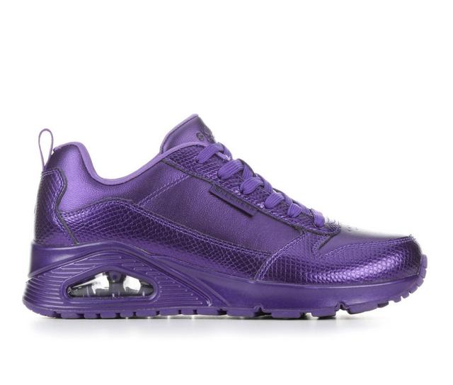 Women's Skechers Street Uno Slither/Shine in Purple color