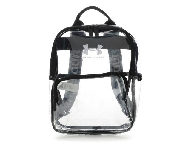 Under Armour Loudon Mini Clear Backpack in Clear Black color