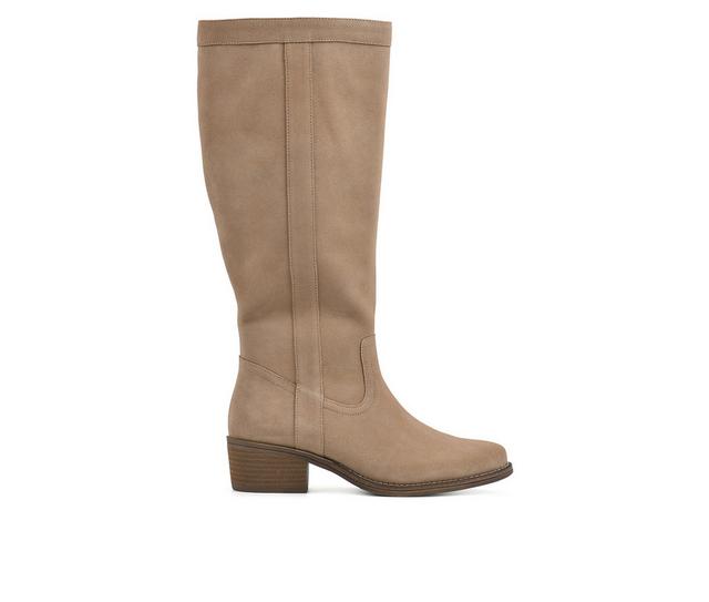 Women's White Mountain Altitude Knee High Boots in Beachwood Suede color