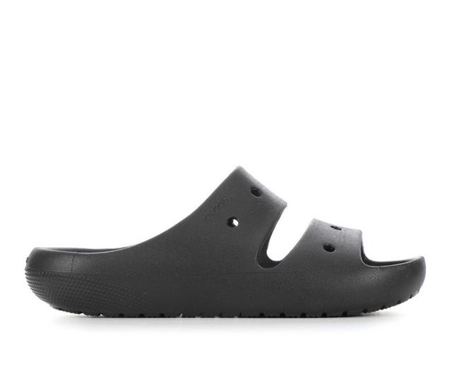 Boys' Crocs Little Kid & Big Kid Classic Slides in Black color