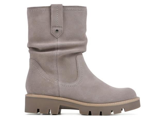 Women's White Mountain Glean Mid Calf Boots in Taupe Suede color