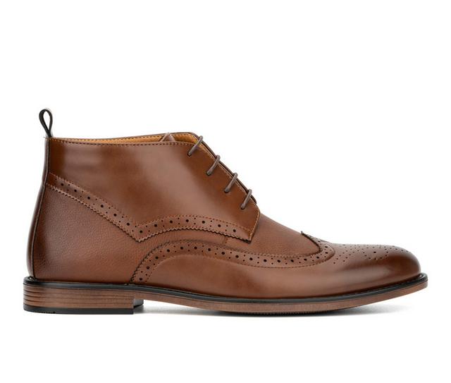 Men's New York and Company Luciano Chukka Dress Boots in Cognac color