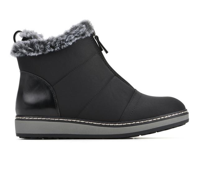 Women's White Mountain Tamarin Winter Booties in Black color