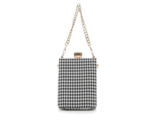 Vanessa Rectangle Clutch in Houndstooth color