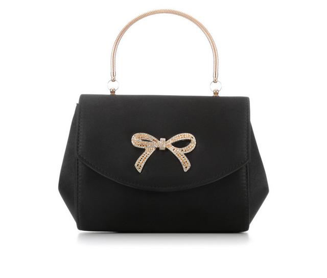 Vanessa Bow Clutch in Black color