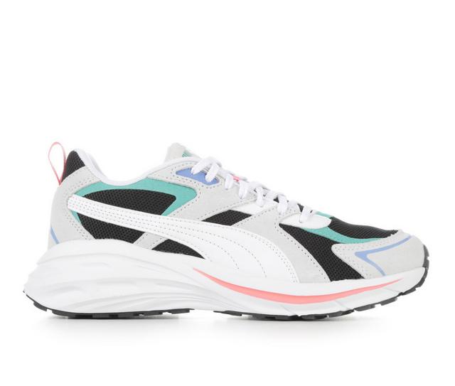 Women's Puma Hypnotic Sneakers in BLK/WHT/TEAL color
