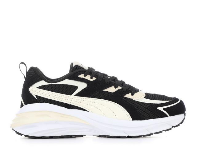 Women's Puma Hypnotic Sneakers in Blk/Wht/Tan color