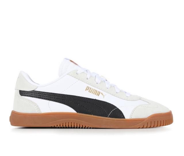 Women's Puma Club 5V5 Sneakers in White/Black/Tan color